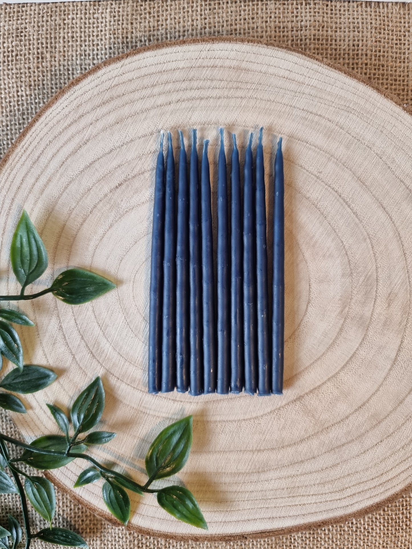 Beeswax Birthday-Party Candles Pk 10