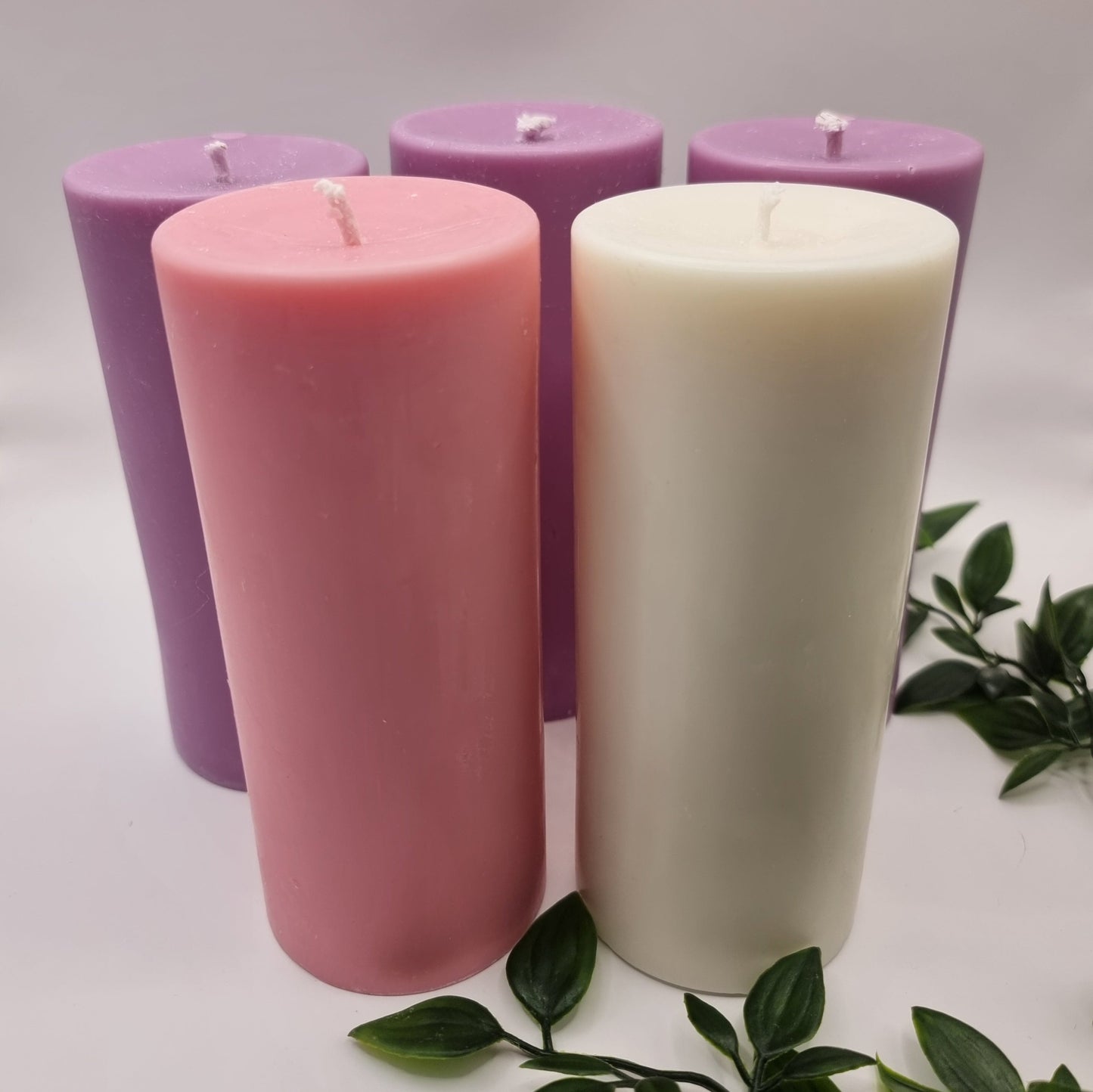 Glowing Bee Soy Wax Natural Advent Candles (5pcs)