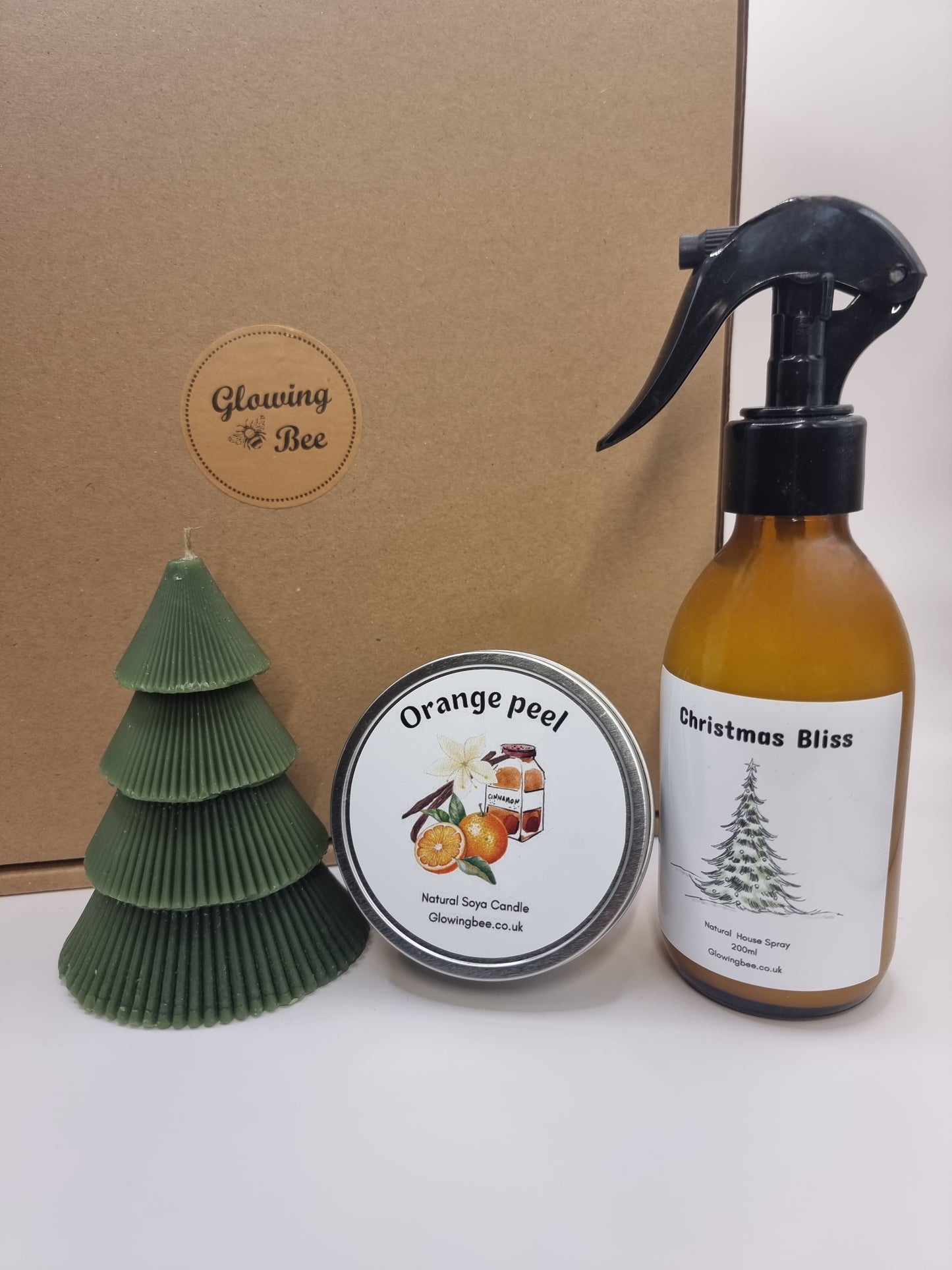 Glowing Bee Natural Christmas Gift Set (3pcs)