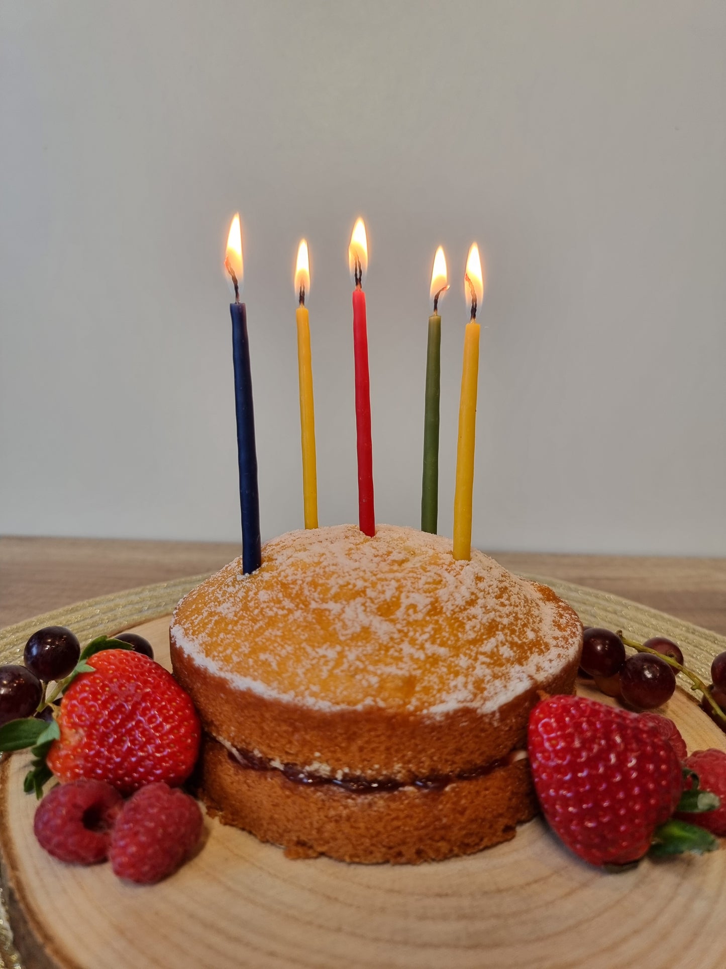Beeswax Birthday-Party Candles Pk 10