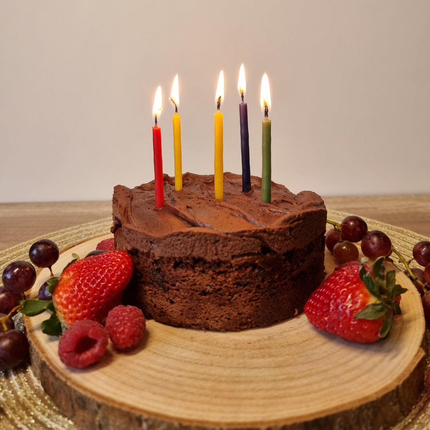 Beeswax Birthday-Party Candles Pk 10